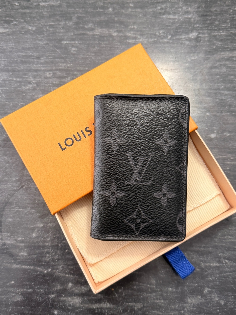 Louis Vuitton Pocket Organizer Eclipse Monogram